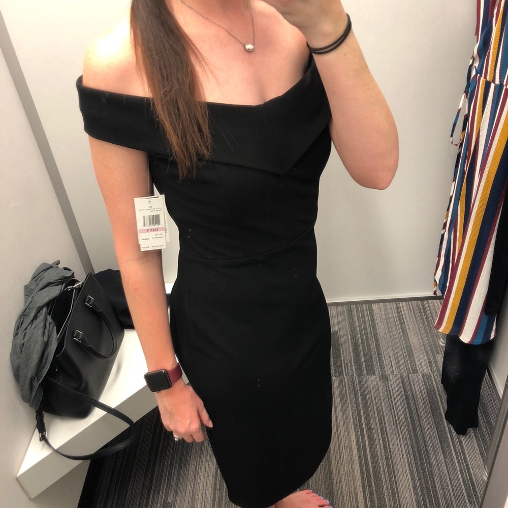 Black cocktail dress